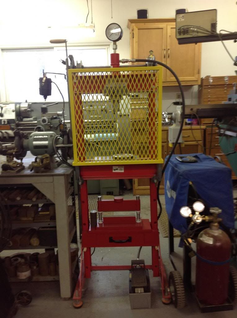 Red Torin 20 ton shop press mod Page 5